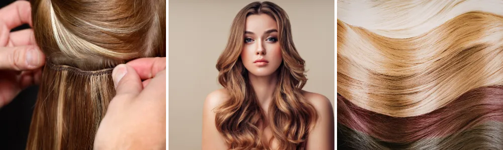 Hair Extensions at Lily & May Hair Co. - example results.
